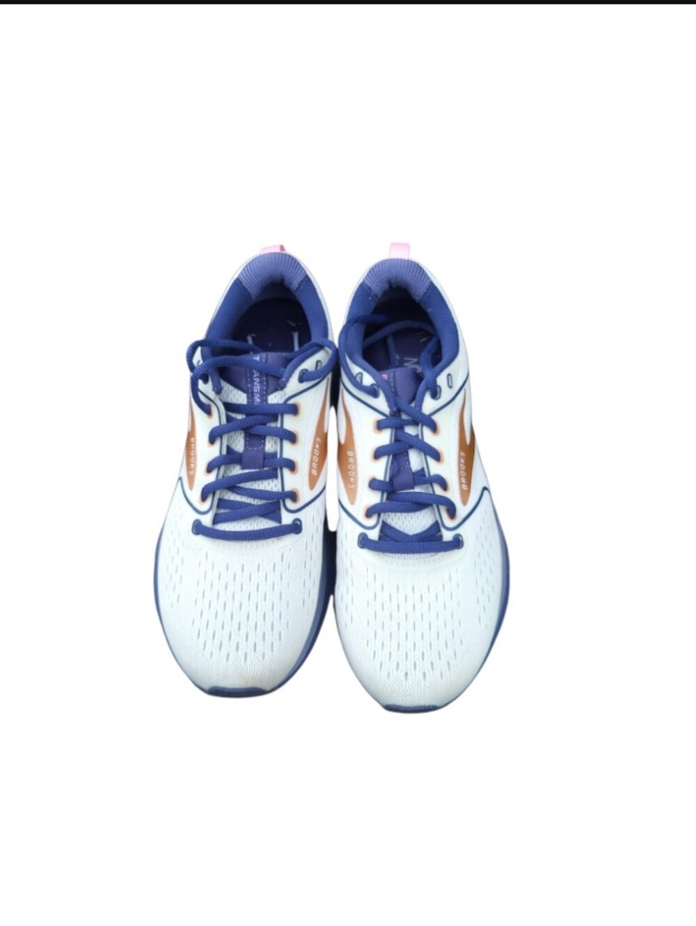 Brooks Transmit 3 Athletic Run Jog Walk Tenni Shoe Sneaker Blue Silver Women 8.5 - Picture 5 of 12
